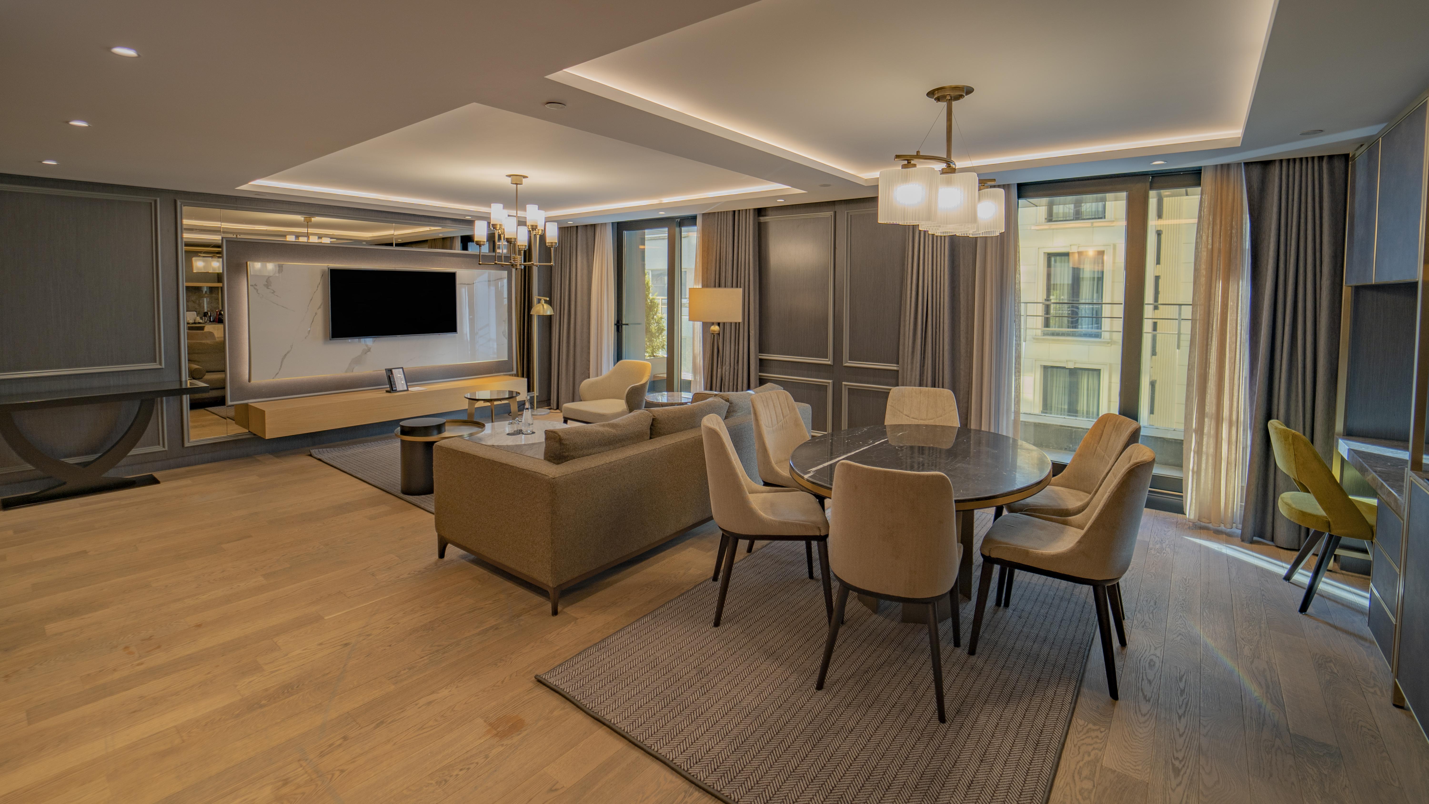 Sofitel Istanbul Taksim Hotell Eksteriør bilde A suite at the hotel